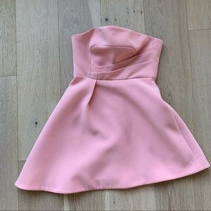 Keepsake The Label Mini pink Strapless Dress